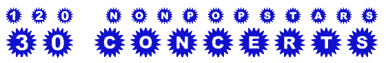 120 nonpopstars 30 concerts 120 nonpopstars 30 concerts