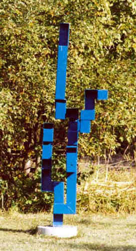 William Harris Blue Sculpture