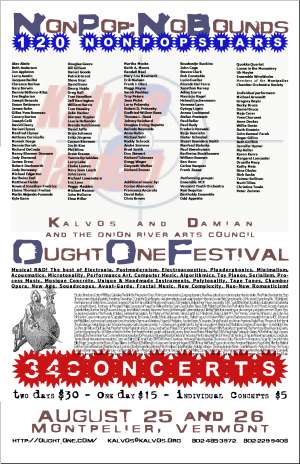 Ought-One Festival Poster Ought-One Festival Poster