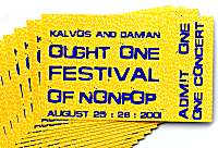 Ought-One Festival Ticket Ought-One Festival Ticket